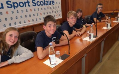 Soirée des sportifs scolaires au conseil départemental