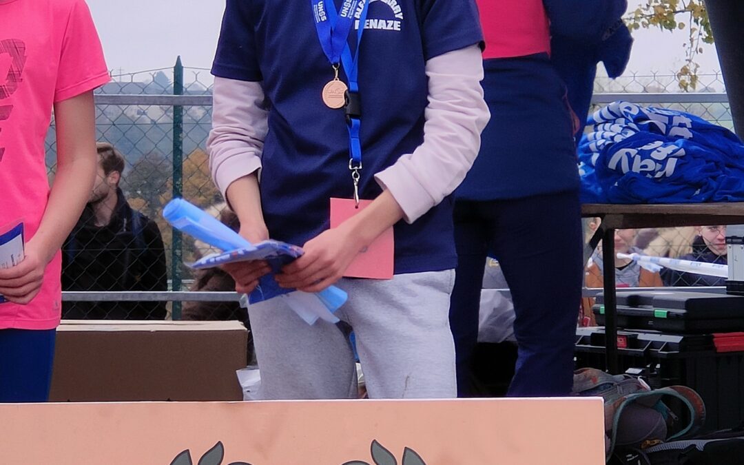 Faustine Rousseau, 3ème au championnat départemental de cross